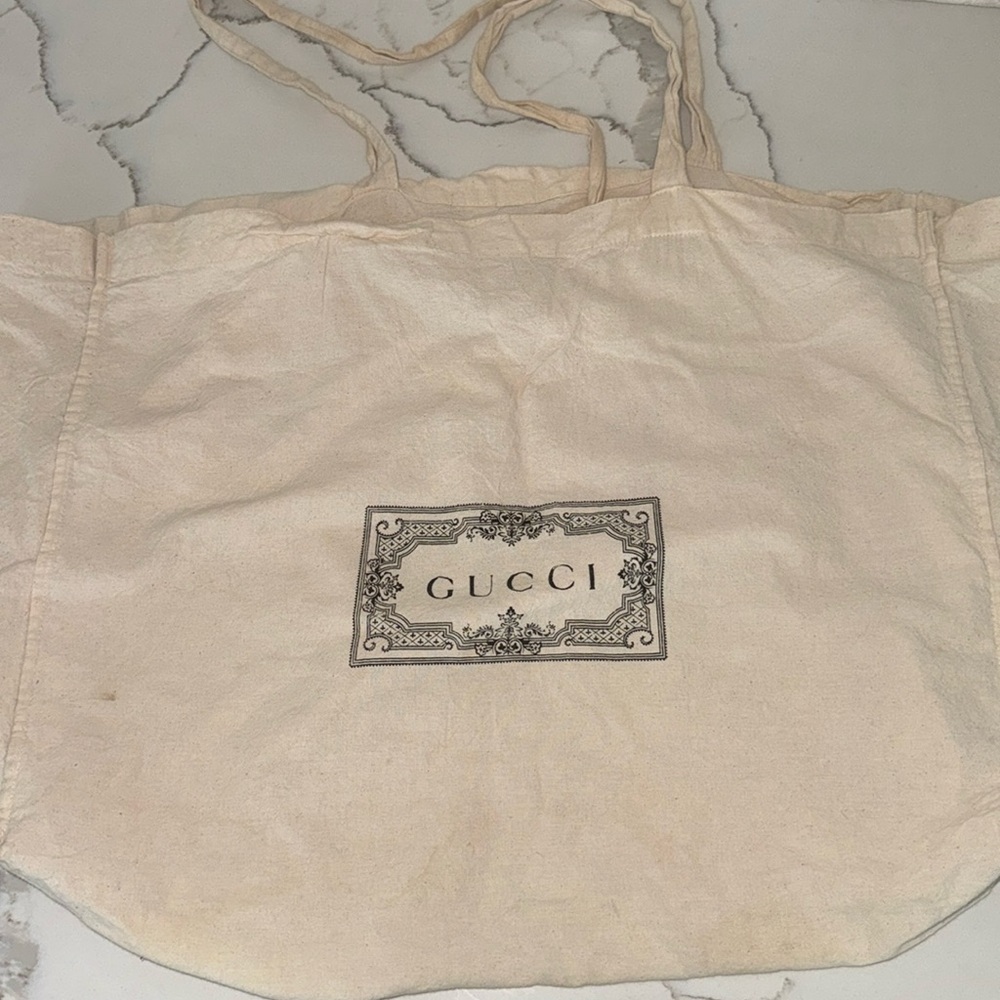 Gucci Large Canvas Tote Bag